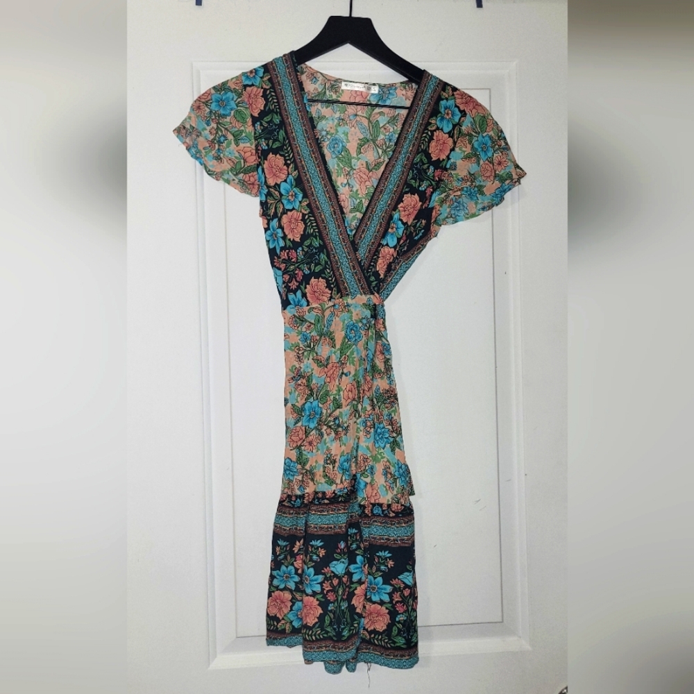 Boho Wrap Dress